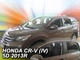 Дефлекторы окон ветровики Honda CR-V 5D 12-17 вставные 4шт Heko Хонда СРВ АМ0007313 - изображение 1