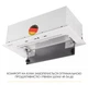 Витяжка Weilor LUMINA WBG 65 WHITE - изображение 8