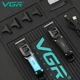 Триммер VGR V-964 GREEN, 7000 RPM, 3 насадки, LED display универсальный прибор для стрижки волос, усов и бороды. - изображение 4
