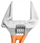 Ключ разводной Neo Tools 03 020 139 мм кованая сталь CrV диапазон 0 32 мм - изображение 4