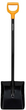 Лопата совкова для бетону Fiskars Solid (1067518) - зображення 1