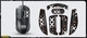 Миша TWolf G580 sticker, ігрова, дротова, USB, 1000-1600DPI Чорний - зображення 2