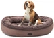 Овальный лежак для собак Harley and Cho Donut Soft Touch Brown M 80 x 60 см (3104014) - изображение 2