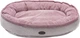 Овальный лежак для собак Harley and Cho Donut Soft Touch Pink M 80 x 60 см (3104017) - изображение 1