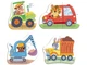 Пазлы 4 в 1 Транспорт Baby puzzle, DoDo, 2-3-4-4 эл., 300685 - изображение 3
