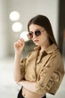 Солнцезащитные очки женские Dackor 528 Brown - изображение 6
