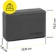 Блок для йоги Cornix XR-0099 EVA 22.8 х 15.2 х 7.6 см Черный - изображение 6