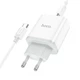 Сетевое зарядное устройство Hoco C104A Stage, single port, PD20W, кабель Type-C to Type-C, Белый - изображение 2