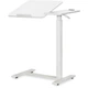Приставний мобільний столик із регулюванням висоти Hommex Mobidesk Duo USB White (TH-010-2 White) - зображення 4
