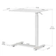 Приставний мобільний столик із регулюванням висоти Hommex Mobidesk USB White (TH-010 White) - зображення 6