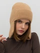 Шапка женская Malisa Лінда 4-036-LT-37 One Size Ореховая - изображение 1