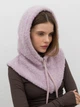 Капор женский Malisa Капучіно 5-8068-CM-25 One Size Сиреневый - изображение 2
