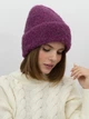 Шапка женская Malisa Робі 15-1630-CM-166 One Size Сливовая - изображение 1