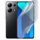Плёнка гидрогелевая для Xiaomi Redmi Note 13 4G глянцевая противоударная прозрачная - изображение 1