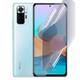 Плёнка гидрогелевая для Xiaomi Redmi Note 10 Pro глянцевая противоударная прозрачная - изображение 1