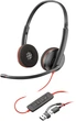 Навушники Poly BlackWire C3220 M USB-С + USB-C/A Adapter HS Stereo (8X228AA) - зображення 1
