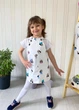 Комбінезон джинсовий для дівчинки Zara 98-104 білий - зображення 2