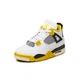 Кросівки чоловічі Jordan 4 Retro Vivid Sulfur (W) 38.5 Білий AQ9129-101 - зображення 7