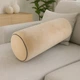 Подушка-валик MirSon №8491 Velvet Line 28-0004 Cream Велюр Пена Memory Антиаллергенная 50х20 см (2200006340003) - изображение 2