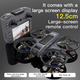 Квадрокоптер X226 8K FPV с камерой, дрон с пультом РС, бесщеточный, WiFi FPV, до 200 м, складной мини дрон для начинающих - изображение 7