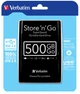 Накопичувач зовнішній HDD 2.5" 500GB USB Verbatim Store n Go Black (53029) - зображення 4