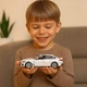 Электромобиль BMW i4 M50 Автопром 1:34 белый со звуком и светом 68714-1 - изображение 7