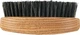 Щітка для бороди TEK Oval Military Style Ash Wood Beard Brush Boar Bristles з посиленою натуральною щетиною 11х6.5 см Ясень (8021293071807) - зображення 3