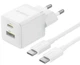 Мережевий зарядний пристрій Baseus Palm Fast Charger 30W EU Moon White Mini USB-C to USB-C cable (P1011160A213-01) - изображение 1