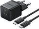 Мережевий зарядний пристрій Baseus Palm Fast Charger 30W EU Cluster Black Mini USB-C to USB-C cable (P1011160A113-01) - изображение 1