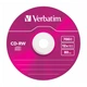 Диск CD Verbatim CD-RW 700Mb 12X SlimBox 5шт Color (43167) - зображення 3