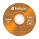 Диск CD Verbatim CD-RW 700Mb 12X SlimBox 5шт Color (43167) - зображення 4