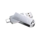 USB флешка XO DK03 32 GB Type-C - USB 3.0 Steel - изображение 3