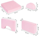 Sofa modułowa EcoToys dla dzieci duża 2-osobowa DIY 10 miękkich poduch Różowa (5905817003716) - obraz 8