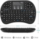 Мини-беспроводная клавиатура Rii Mini i8+ Black с подсветкой и сенсорной панелью Multitouch - изображение 3