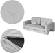 Sofa modułowa EcoToys dla dzieci duża 2-osobowa DIY 10 miękkich poduch Szara (5905817003709) - obraz 7