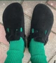 Замшевые мужские сабо /клоги Birkenstock Boston Soft Footbed 0660471 regular 44 черные - изображение 8