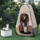 Душова палатка розкладна Naturehike NH17Z002-P, коричнева - зображення 6
