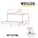 Вытяжка WEILOR WT 65 FBL - изображение 11