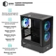 Корпус QUBE GEON ARGB Black (GEON_GBNU3) - зображення 7