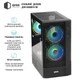 Корпус QUBE GEON ARGB Black (GEON_GBNU3) - зображення 9