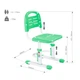 Детский стул FunDesk SST3L Green - изображение 6