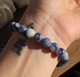Браслет из натурального камня Blue Spot stone - изображение 10