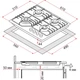 Варильна поверхня PERFELLI HGM 61694 WH - изображение 8