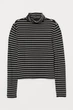 Гольф H&M L черно белый полоска 30017729020 - изображение 1