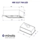 Витяжка MINOLA HBI 5227 BL 700 LED - изображение 8
