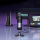 Микрофон настольный UGREEN CM769 с RGB-подсветкой и шумоподавлением (USB-A, 24 бит/96 кГц). Gray - изображение 8