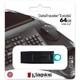 Флеш память 64Gb Kingston USB 3.2 DT Exodia Black/Teal (57675) - изображение 1