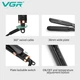 Утюжок для выпрямления волос с керамическими пластинами и дисплеем VGR V-519S мощностью 70 Вт Black - изображение 4