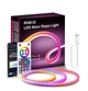 Стрічка розумна гнучка LED Neon RGB неонова 5 метрів від USB керування кольорами режимами з телефона - зображення 1