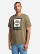 Футболка хлопковая длинная мужская Timberland TB0A5QS2A58 M Хаки (197643015529) - изображение 1